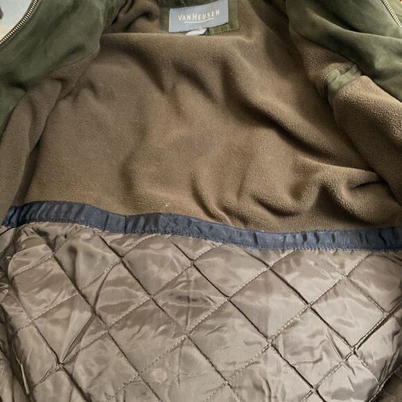 Van Heusen suede leather trim bomber jacket - Picture 5 of 6